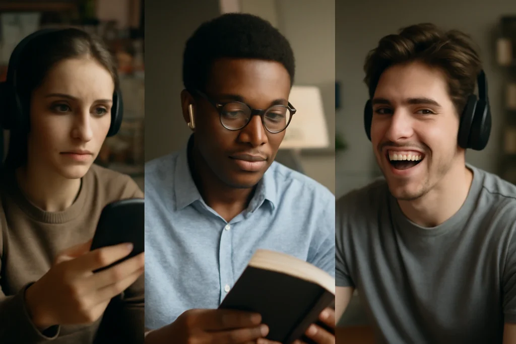 The top podcast genres attracting millennial listeners include true crime, personal development, and comedy.